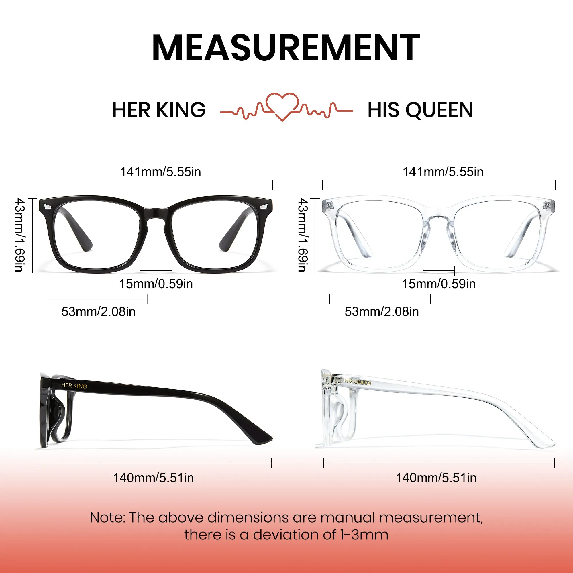 Couple Glasses Wing