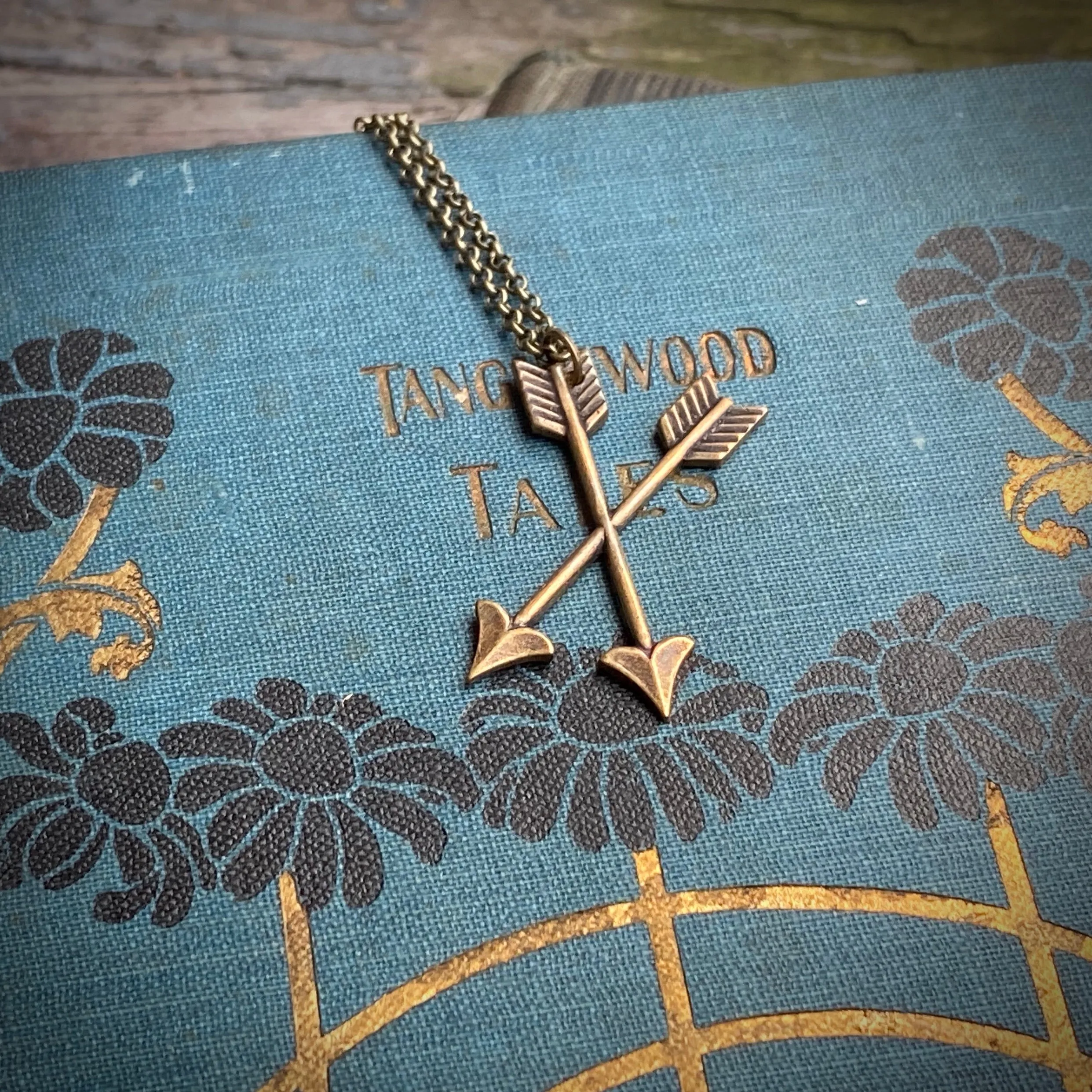 Crossed Arrows Necklace