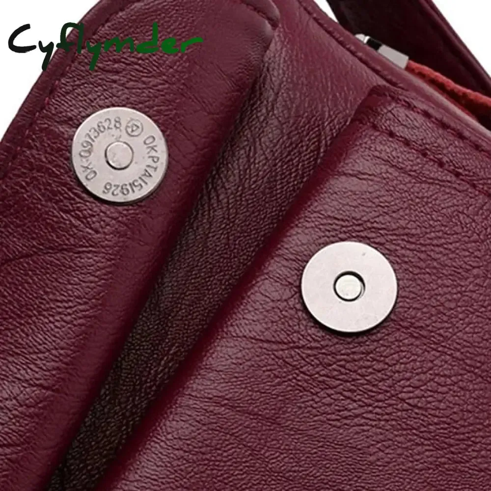Cyflymder Women's Crossbody Bag Shoulder Bag Messenger Bag PU Leather Outdoor Daily Holiday Zipper Large Capacity Waterproof Lightweight