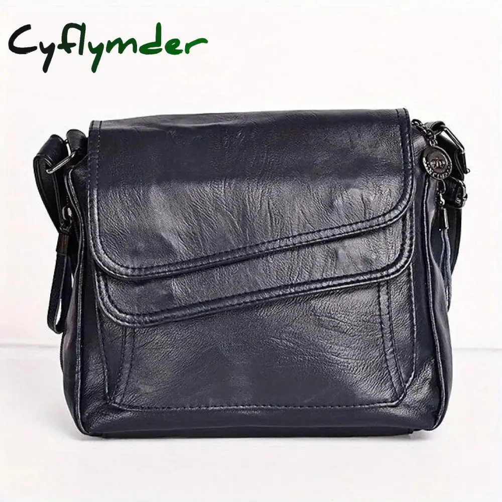 Cyflymder Women's Crossbody Bag Shoulder Bag Messenger Bag PU Leather Outdoor Daily Holiday Zipper Large Capacity Waterproof Lightweight