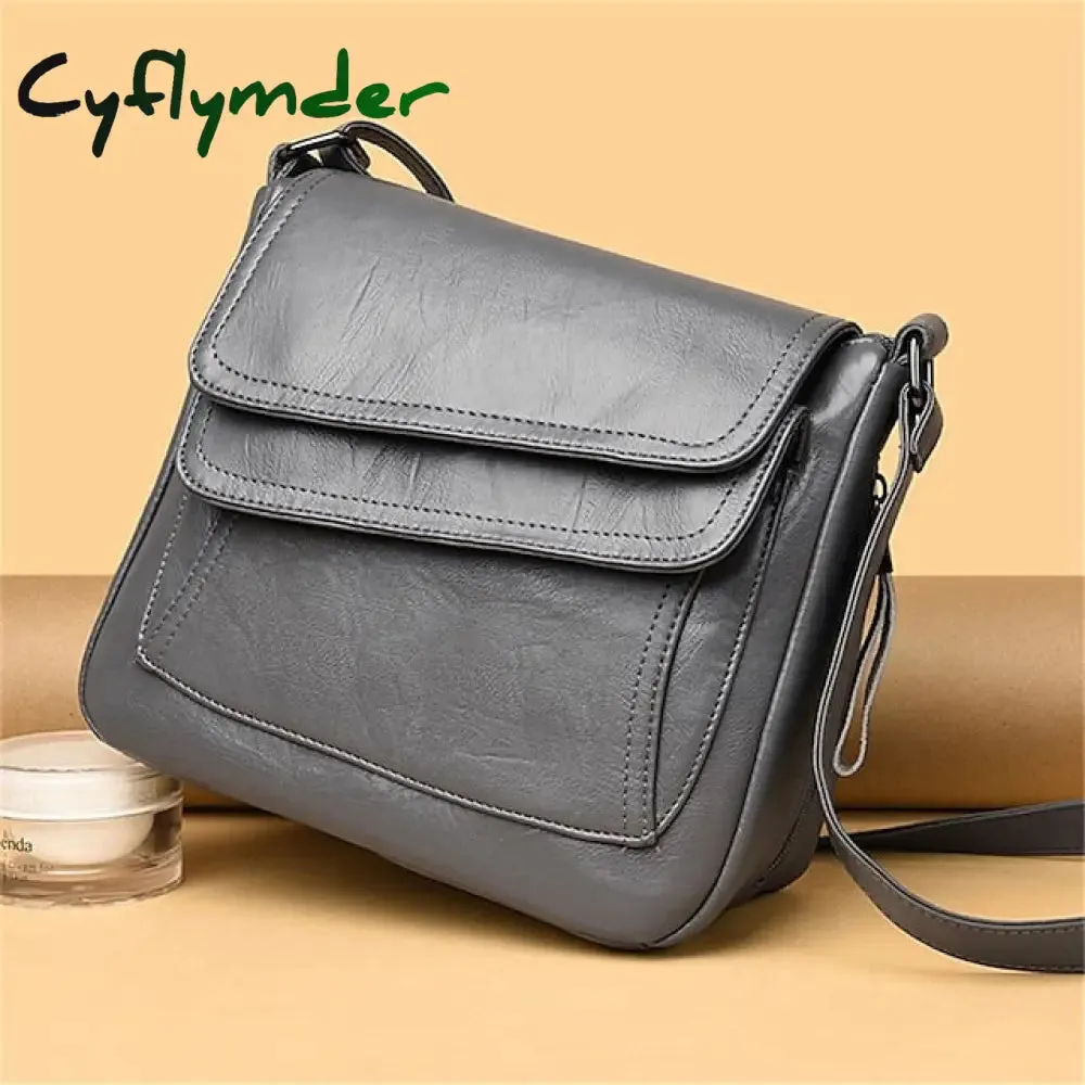 Cyflymder Women's Crossbody Bag Shoulder Bag Messenger Bag PU Leather Outdoor Daily Holiday Zipper Large Capacity Waterproof Lightweight