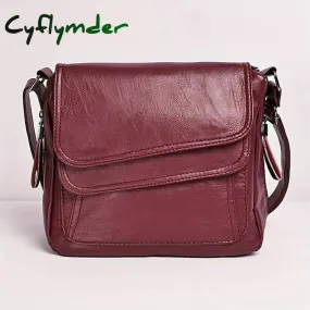 Cyflymder Women's Crossbody Bag Shoulder Bag Messenger Bag PU Leather Outdoor Daily Holiday Zipper Large Capacity Waterproof Lightweight