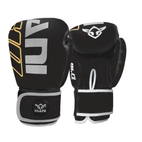D40 SERIES BLACK - GREY BOXING GLOVES
