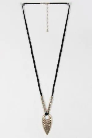 Decorative Arrow Pendant Necklace Set