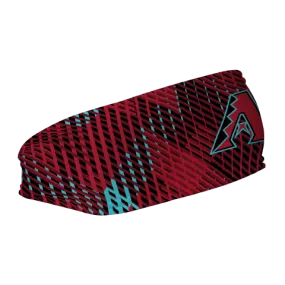 Diamondbacks Fleece Headband: Sport Plaid