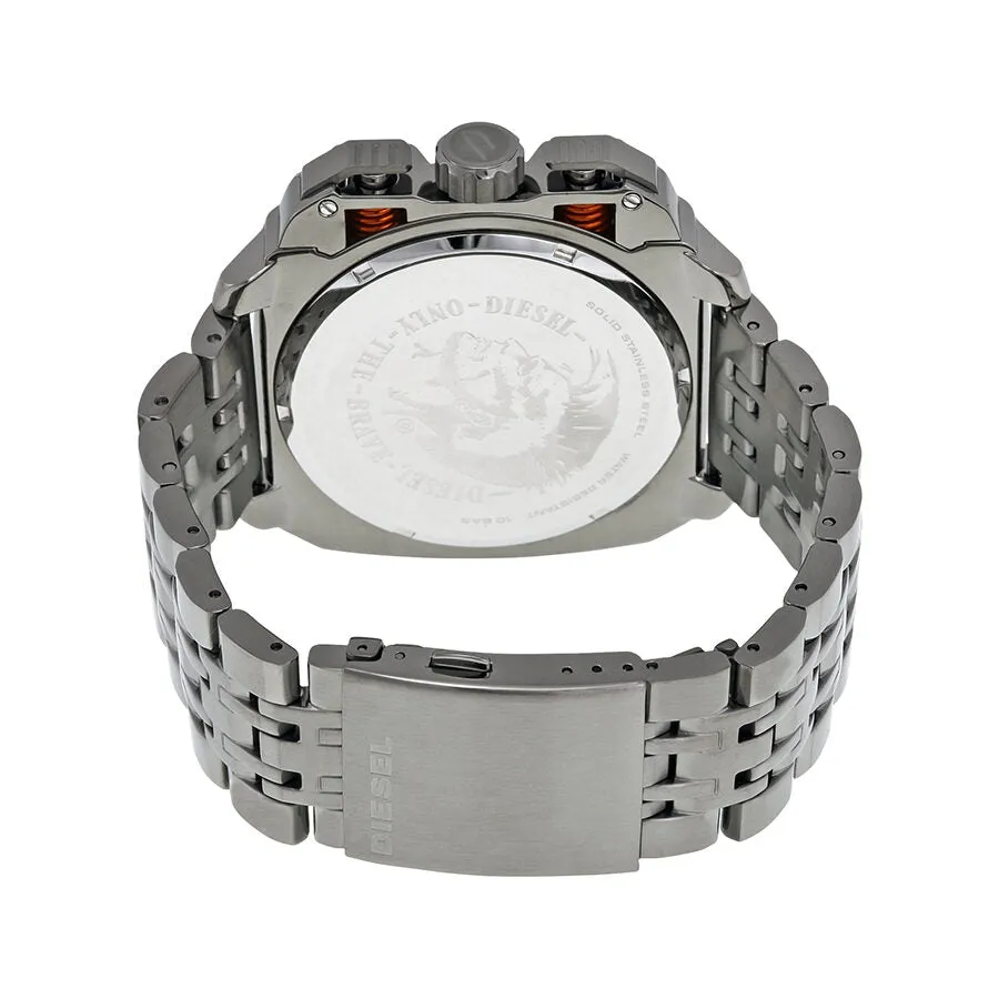 Diesel BAMF Chronograph Grey Dial Grey Ion-plated Men's Watch DZ7344 (Defect)