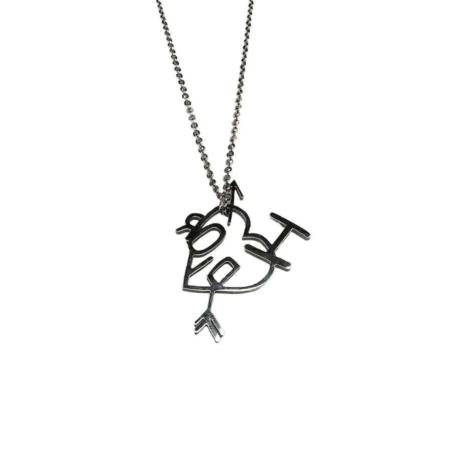 DIOR HEART ARROW NECKLACE