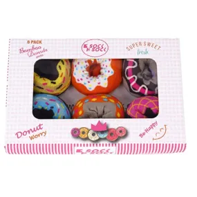 Donut Socks - Bamboo 6 Pack