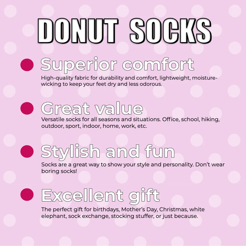 Donut Socks - Bamboo 6 Pack