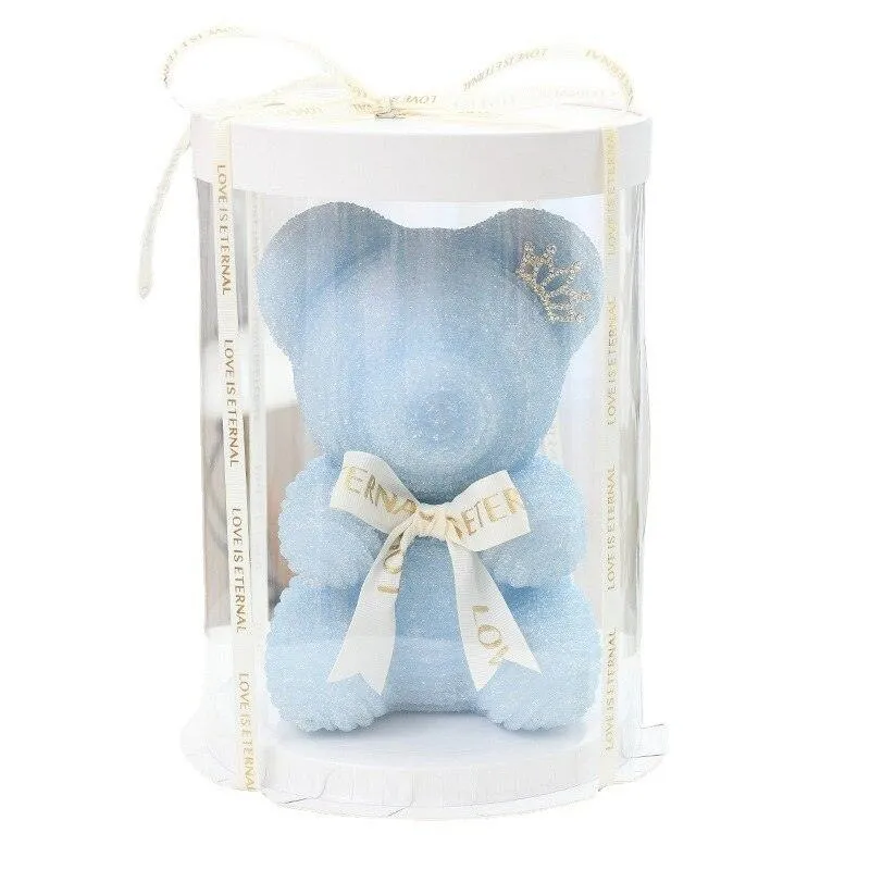 Elegant Handcrafted Crystal Bears - Exquisite 25cm Keepsakes for Memorable Moments