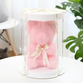 Elegant Handcrafted Crystal Bears - Exquisite 25cm Keepsakes for Memorable Moments