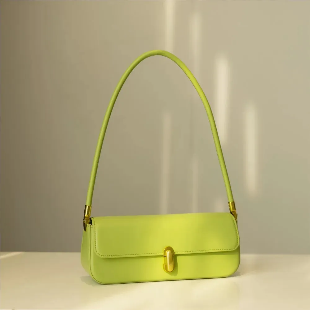 Fashion Shoulder Bag Women New Handbags Designer Simple Versatile Pu Leather Solid Underarm Bags Luxury High Quality Casual