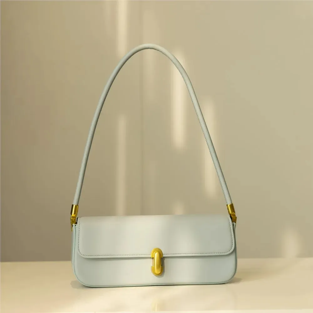Fashion Shoulder Bag Women New Handbags Designer Simple Versatile Pu Leather Solid Underarm Bags Luxury High Quality Casual