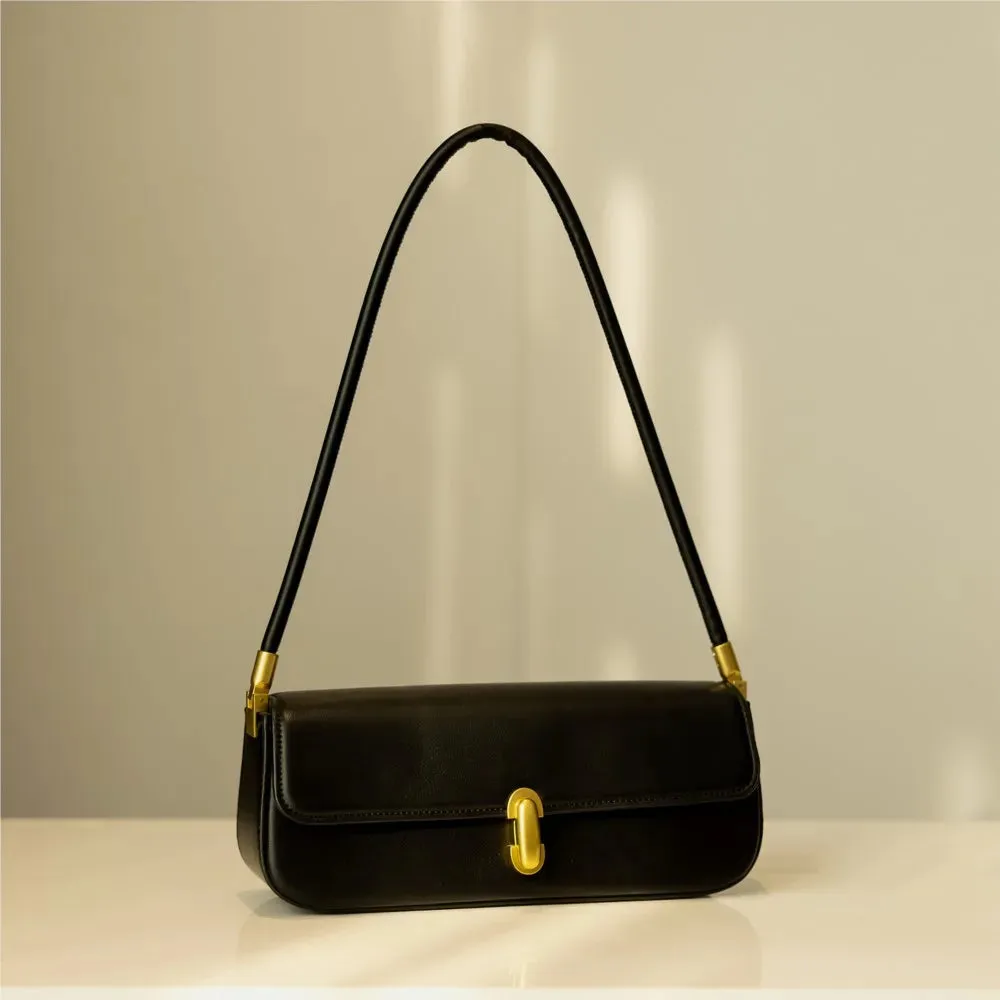 Fashion Shoulder Bag Women New Handbags Designer Simple Versatile Pu Leather Solid Underarm Bags Luxury High Quality Casual
