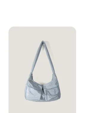 Fashion Solid Color Handbags Casual Versatile Nylon Women Crossbody Bags Designer New Multi Pockets Shoulder Bag Luxury