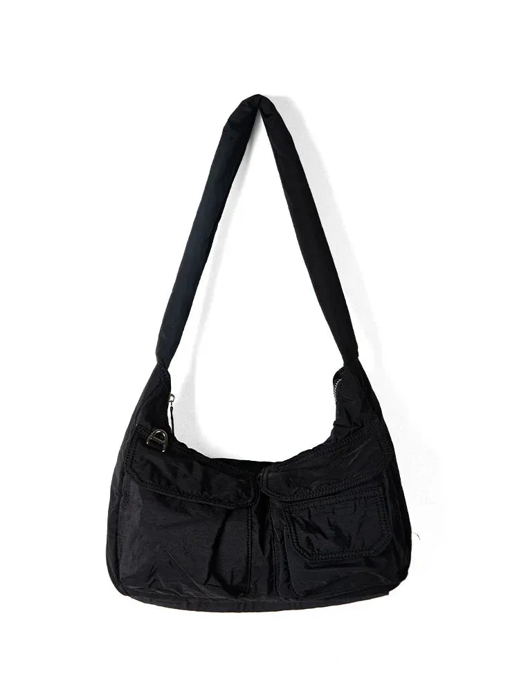Fashion Solid Color Handbags Casual Versatile Nylon Women Crossbody Bags Designer New Multi Pockets Shoulder Bag Luxury