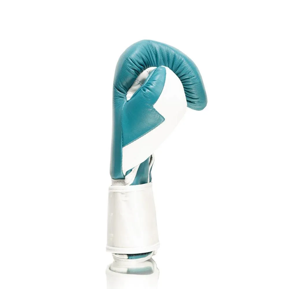 Fly Superloop Lightning Boxing Gloves - Aqua/White