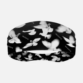 Flying Pigeons Pattern Headband