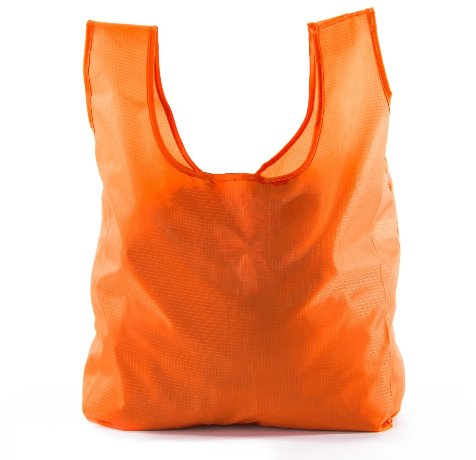 Foldable Shopping Bag With Integrated String Pouch
