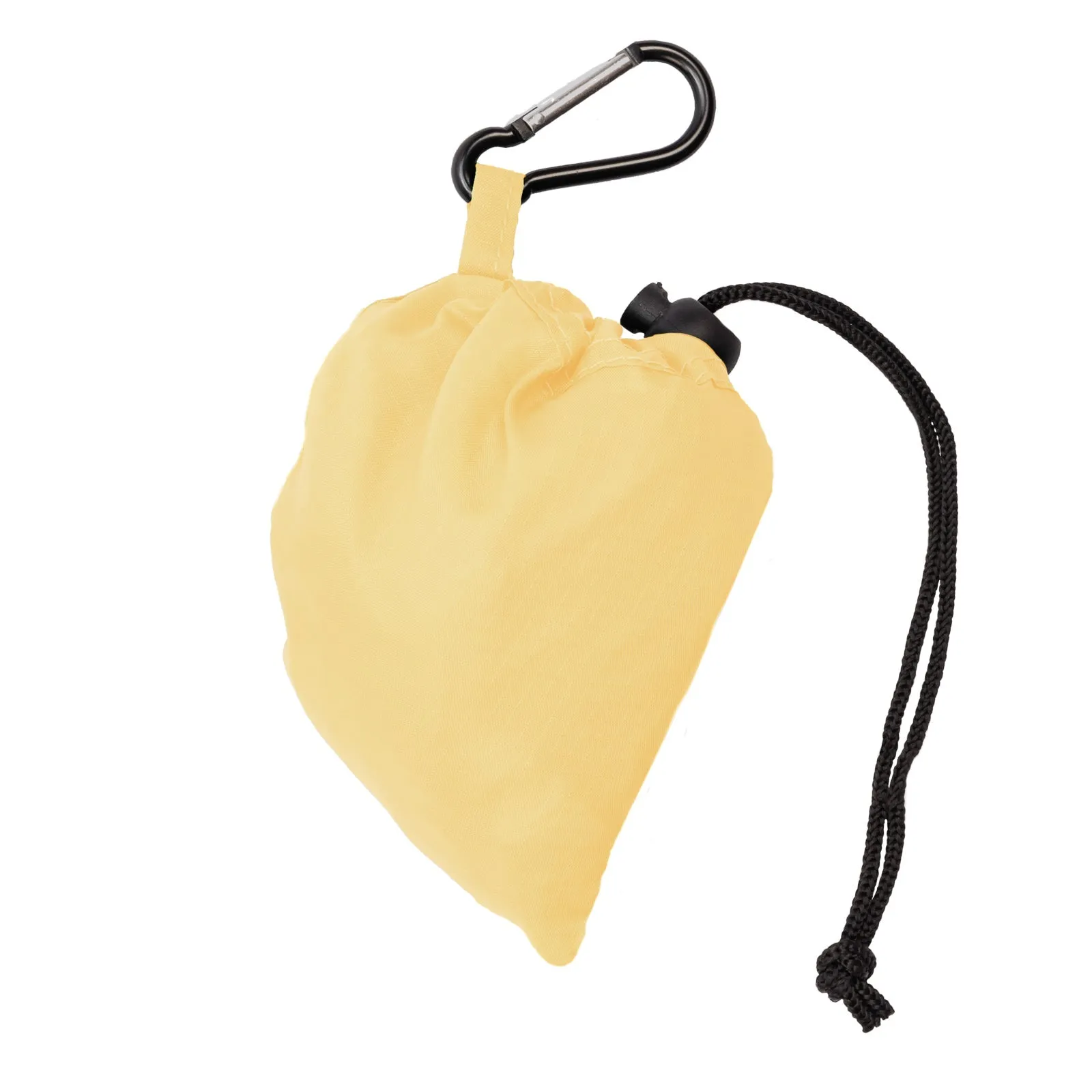 Foldable Shopping Bag With Integrated String Pouch