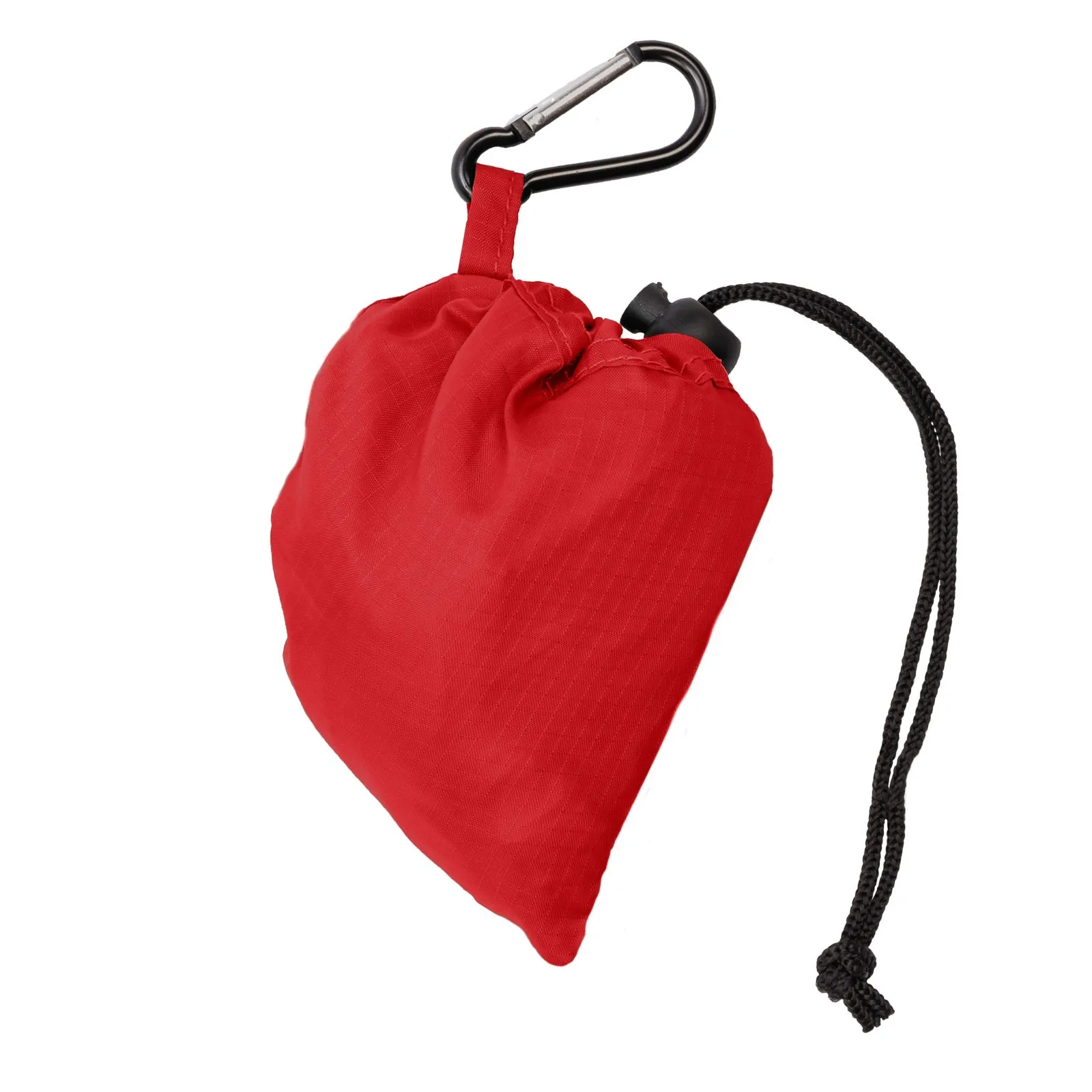 Foldable Shopping Bag With Integrated String Pouch