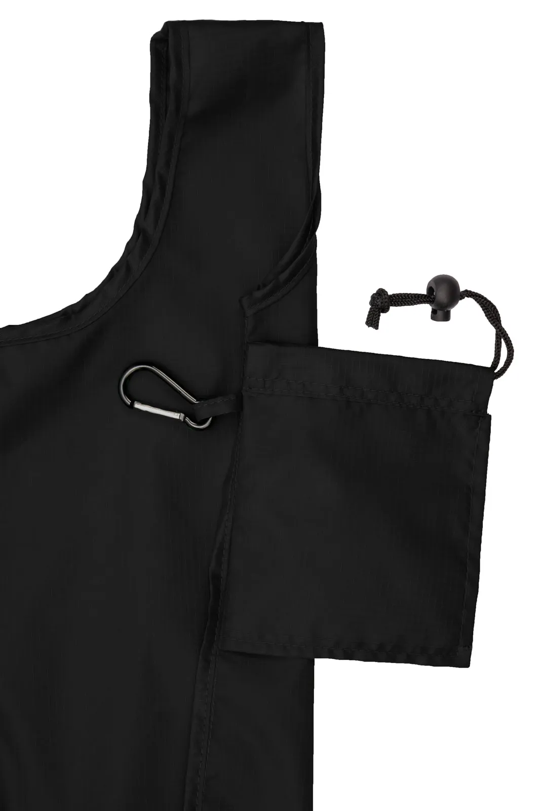 Foldable Shopping Bag With Integrated String Pouch