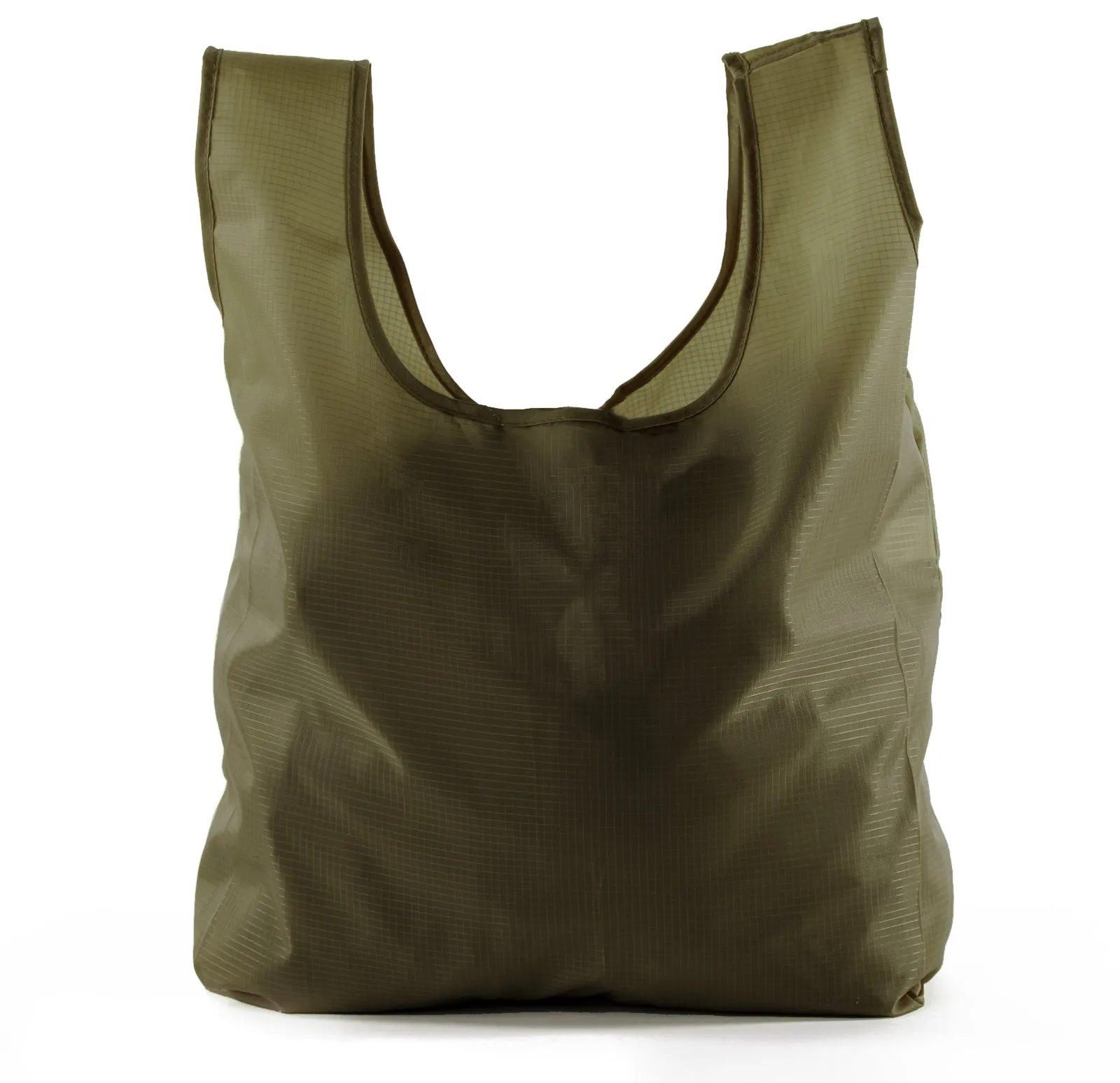 Foldable Shopping Bag With Integrated String Pouch