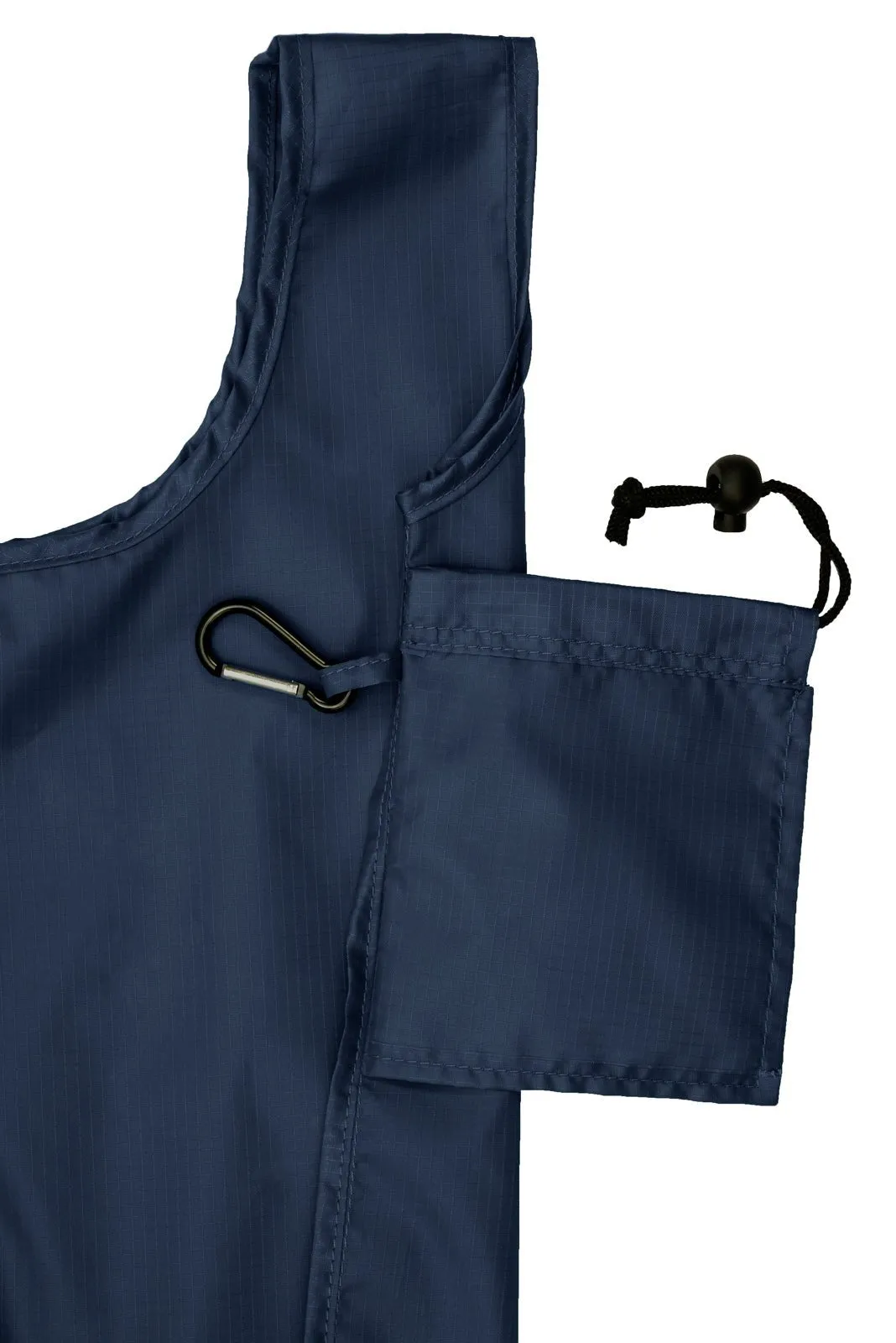 Foldable Shopping Bag With Integrated String Pouch