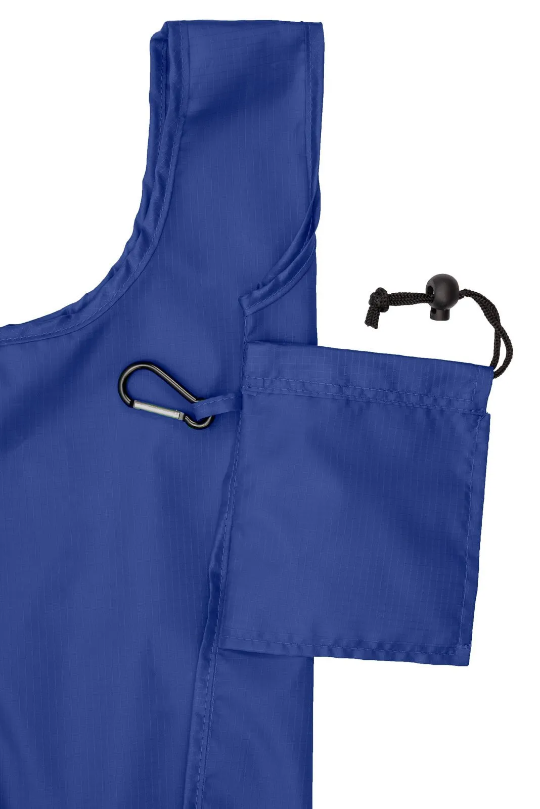 Foldable Shopping Bag With Integrated String Pouch