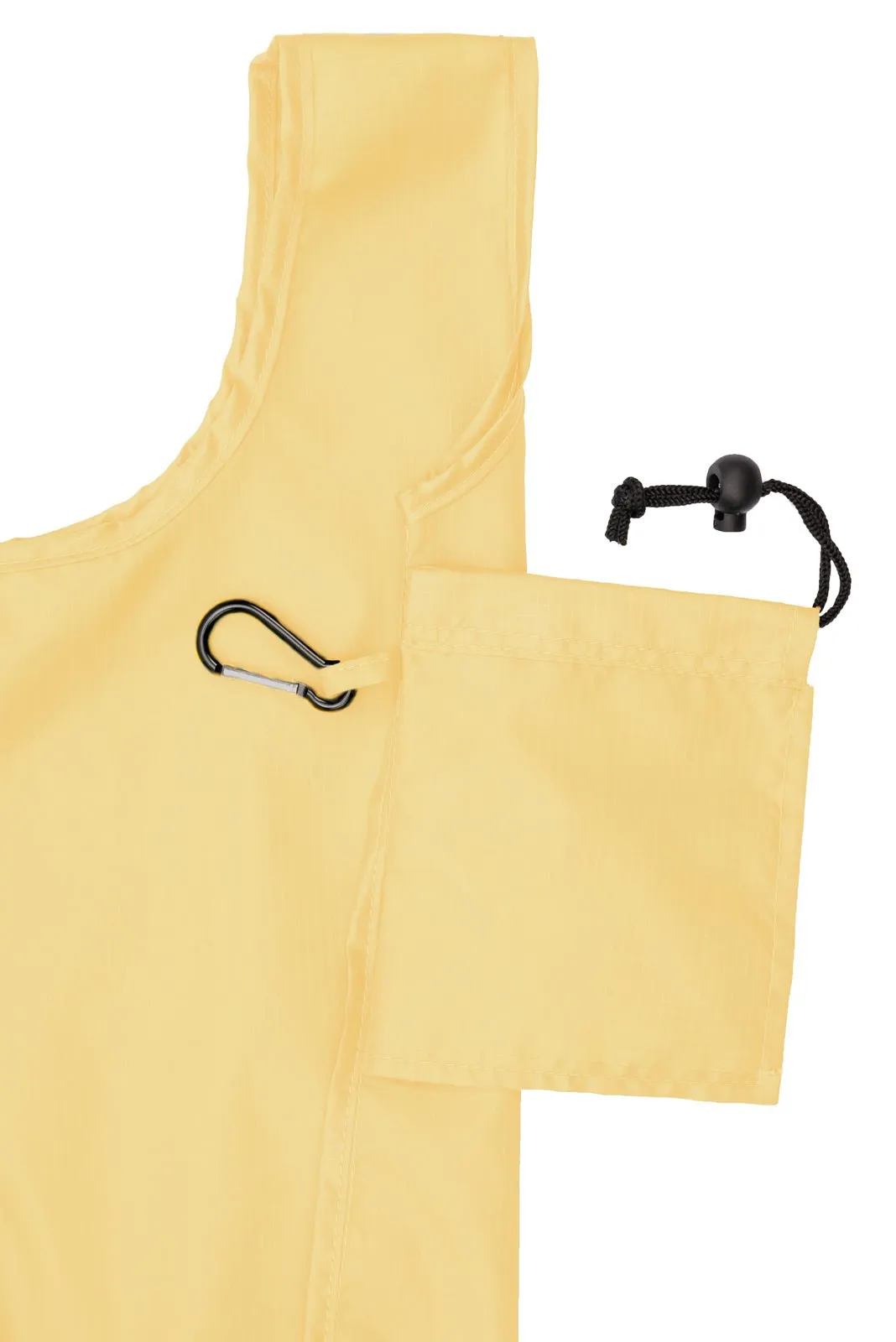 Foldable Shopping Bag With Integrated String Pouch