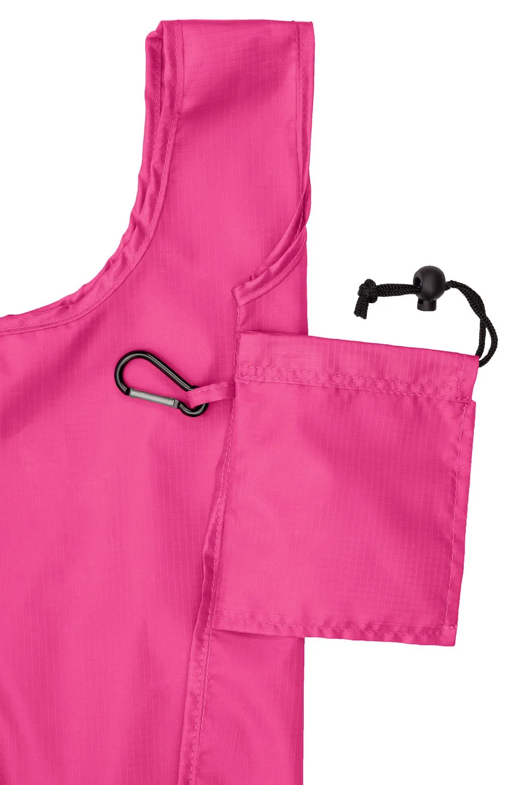 Foldable Shopping Bag With Integrated String Pouch