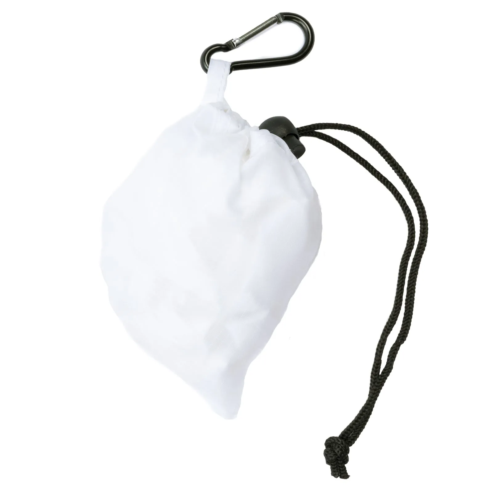 Foldable Shopping Bag With Integrated String Pouch