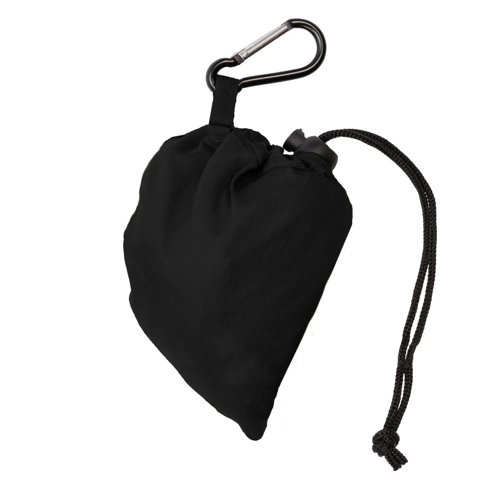 Foldable Shopping Bag With Integrated String Pouch
