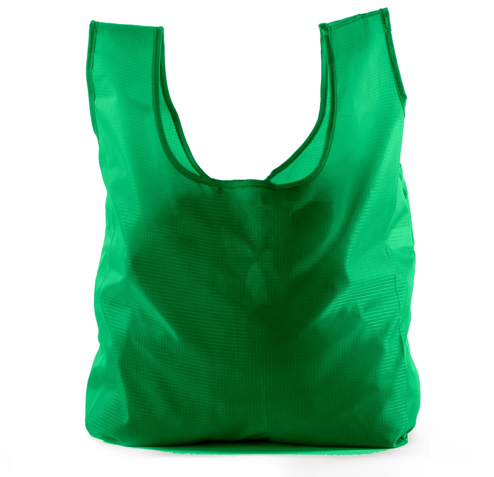 Foldable Shopping Bag With Integrated String Pouch