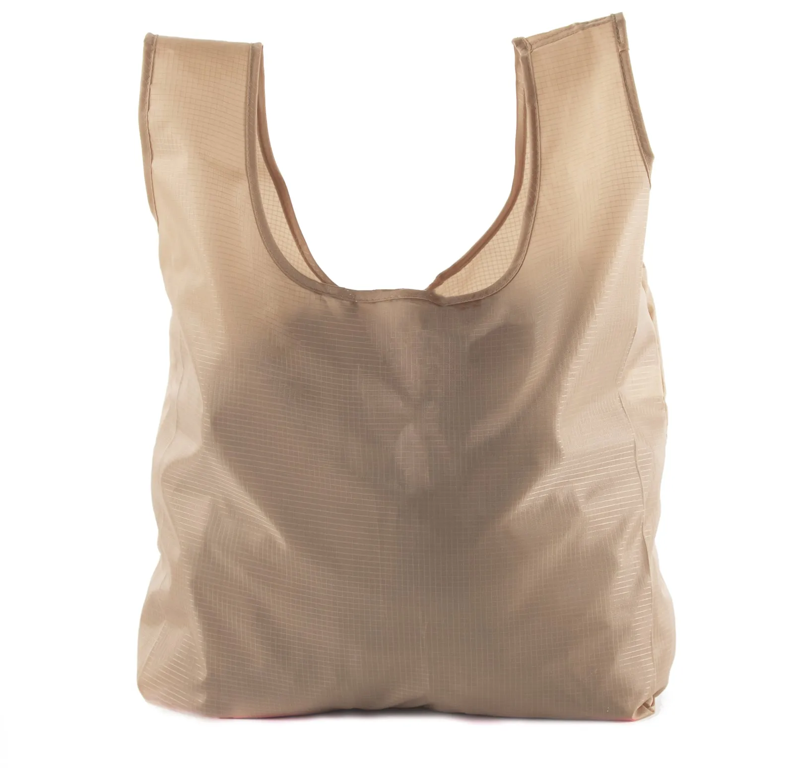 Foldable Shopping Bag With Integrated String Pouch