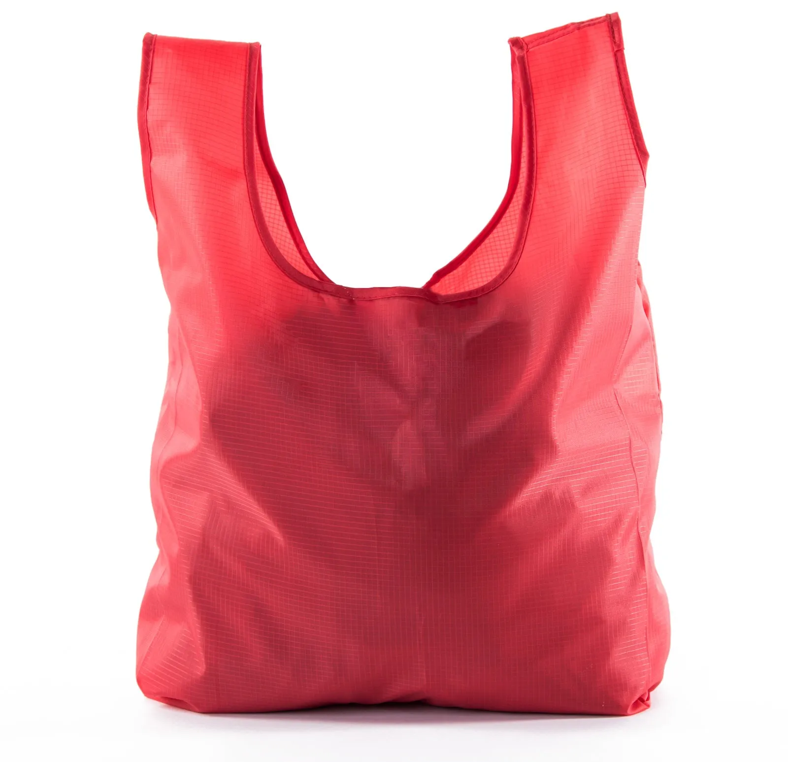 Foldable Shopping Bag With Integrated String Pouch