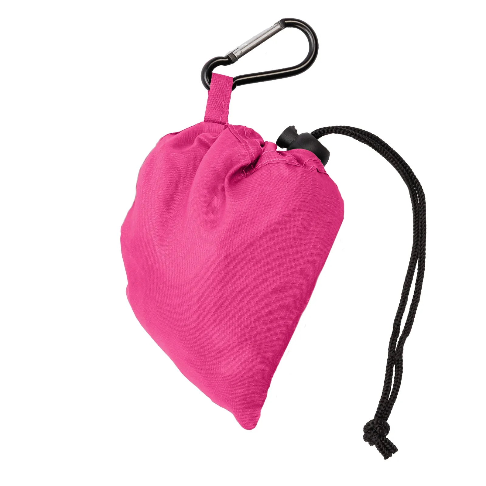 Foldable Shopping Bag With Integrated String Pouch