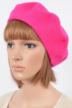 Fuchsia European Style Beret