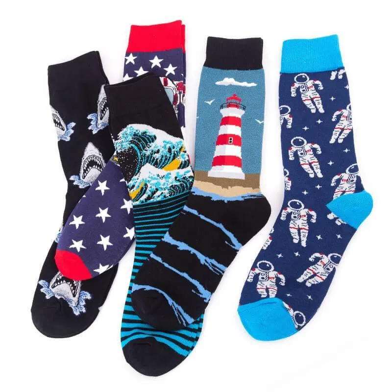 Funny Socks for Men & Women Crazy Colorful Cool Novelty Cute Dress Socks