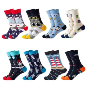 Funny Socks for Men & Women Crazy Colorful Cool Novelty Cute Dress Socks