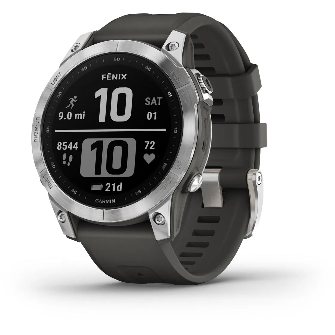 Garmin Fenix 7 Multisport GPS Watch - Silver