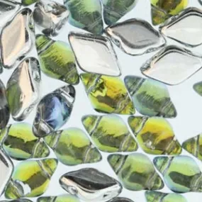 GemDuo Beads 8mm Backlit Uranium 2-Hole Seed Beads, 8gr, GD8500030-29801, bsd1050