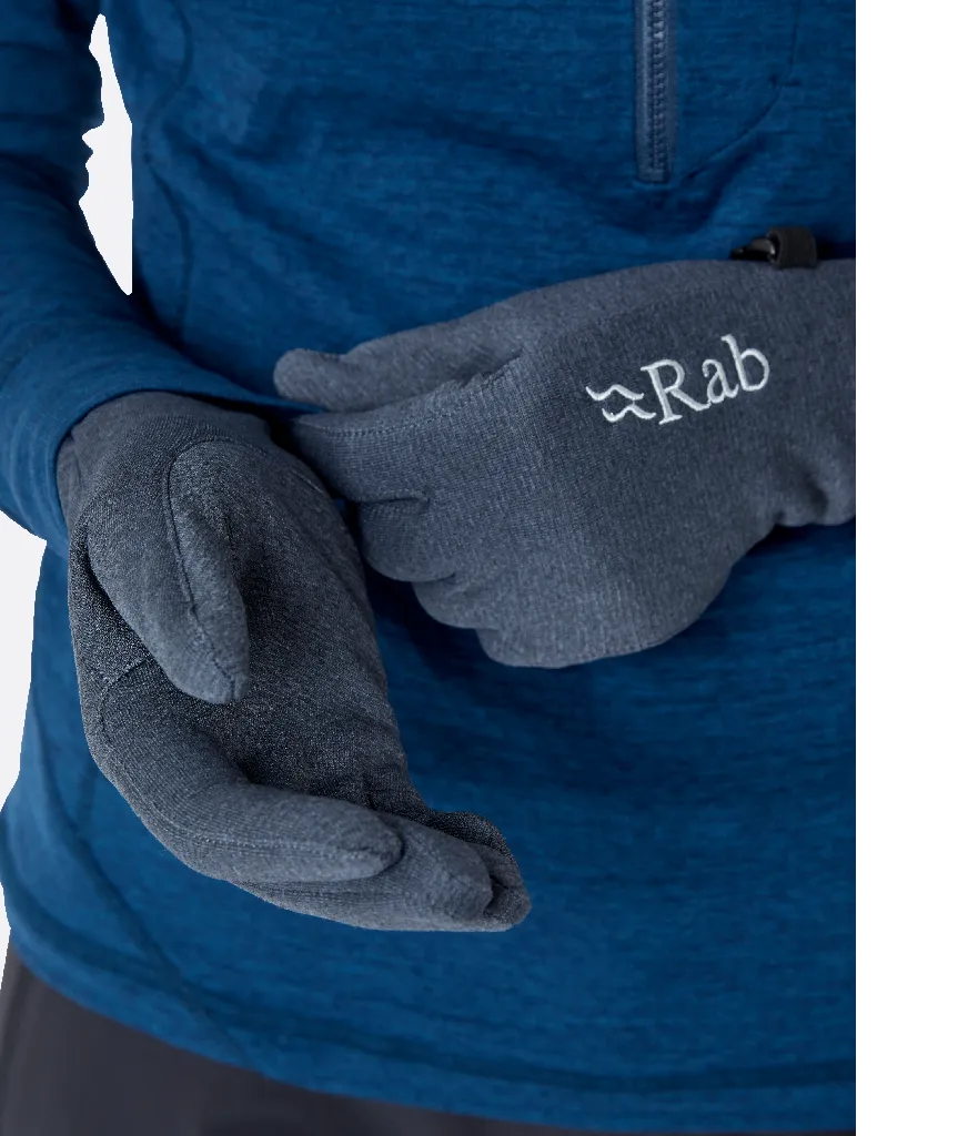 GEON GLOVES - BLACK/STEEL MARL