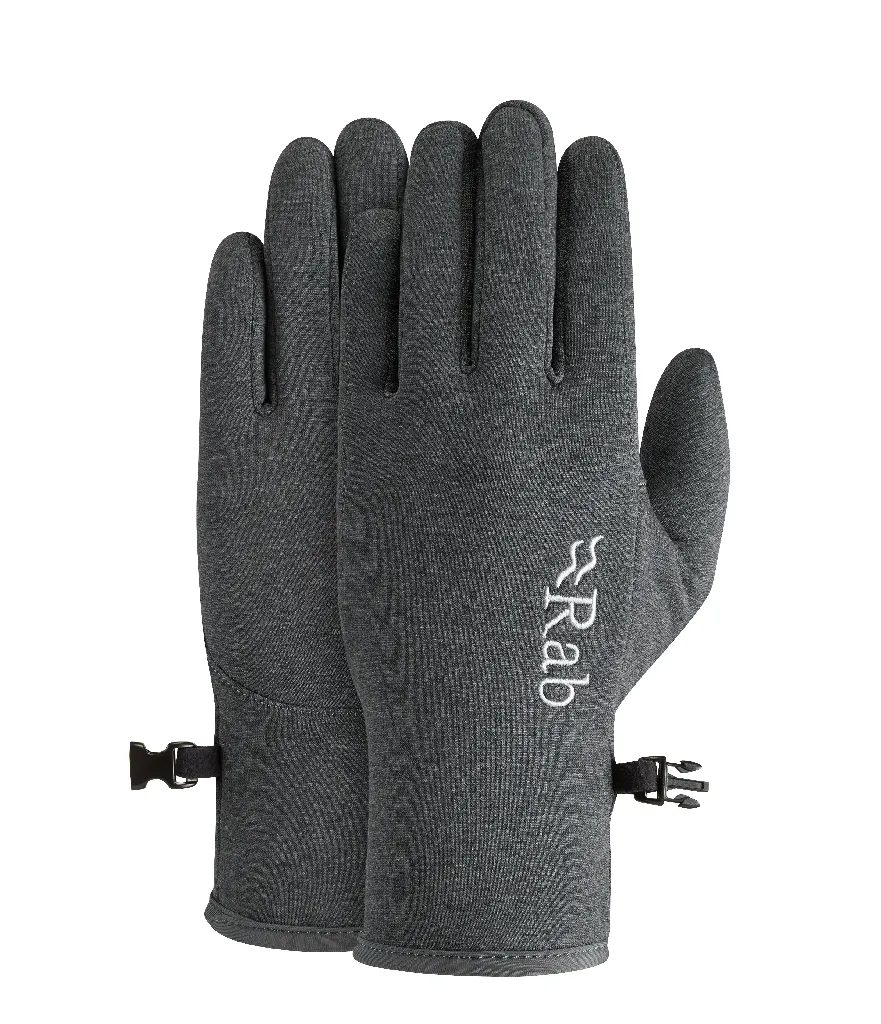GEON GLOVES - BLACK/STEEL MARL