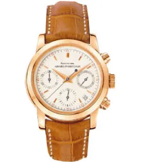 Girard Perragaux Sport Classique 18kt Rose Gold Brown Leather Men's Watch 80210.0.52.8118