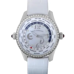 Girard Perregaux WW.TC Mother of Pearl Dial Diamond Automatic Ladies Watch 49860D-11A761-BK7A