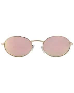 Glassy Campbell Polarized - Silver / Pink Mirror