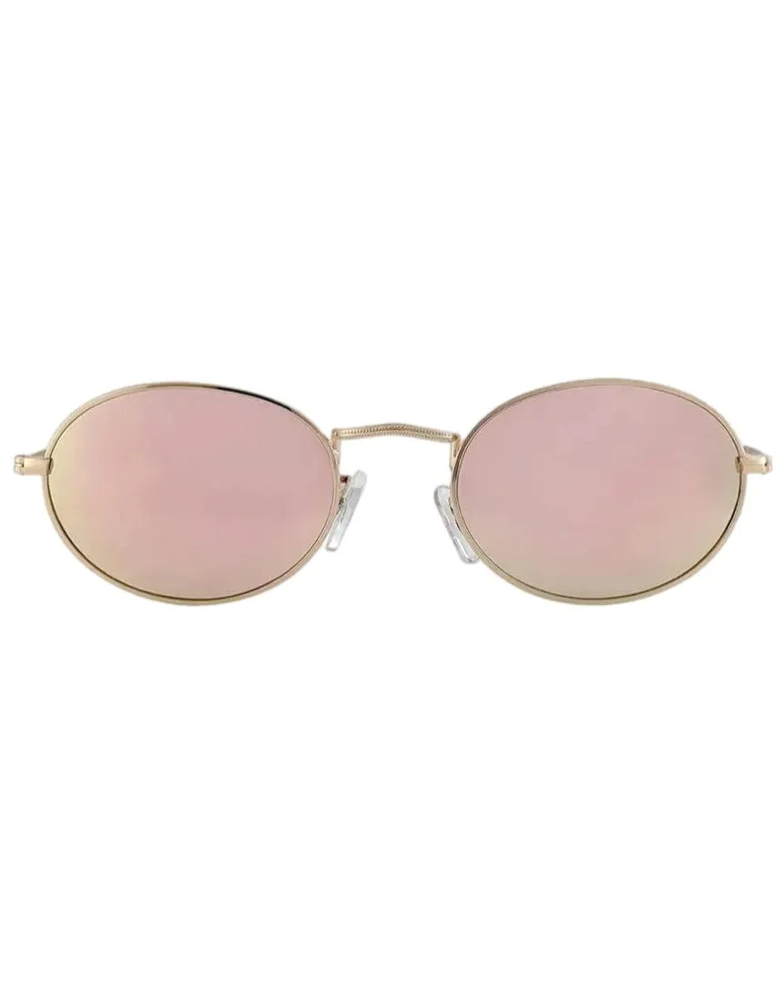 Glassy Campbell Polarized - Silver / Pink Mirror
