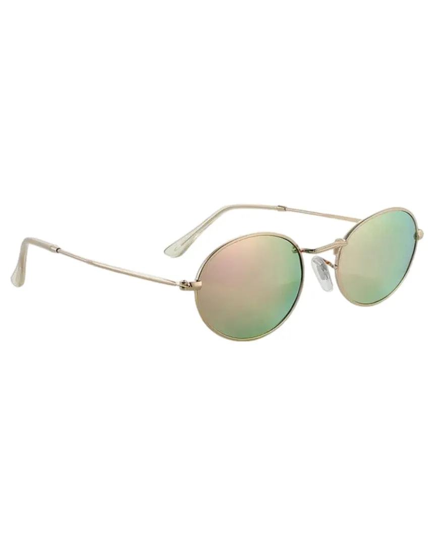 Glassy Campbell Polarized - Silver / Pink Mirror