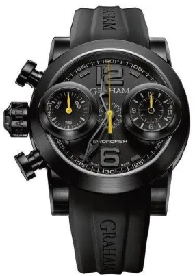 Graham Watch Swordfish Booster Yellow PVD